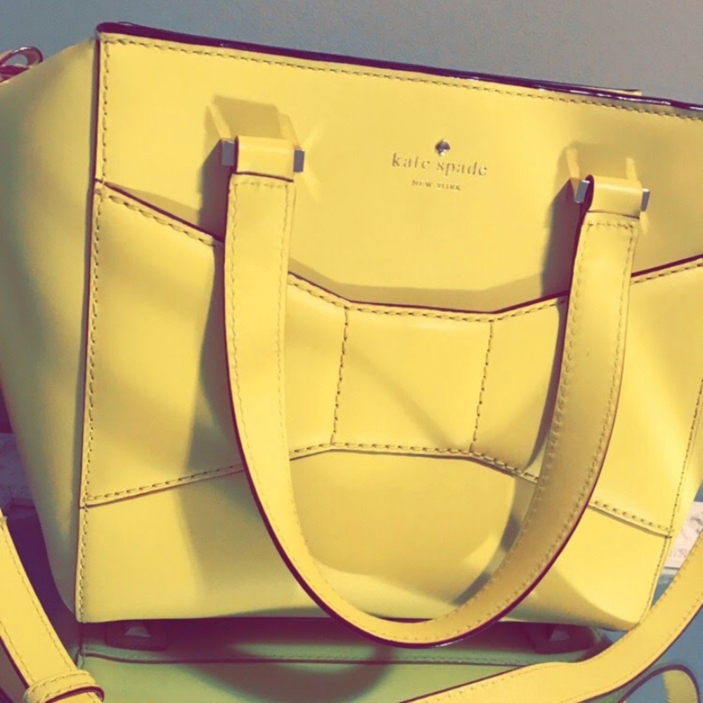 Neon Yellow Kate Spade Bag